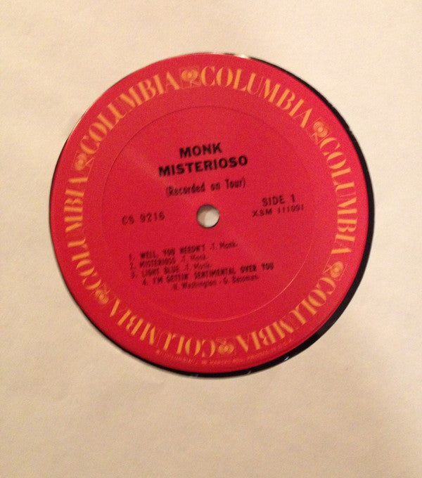 Release: Misterioso (Recorded On Tour)-Vinyl-US-1970-CS 9216, CL 2416-3449375
