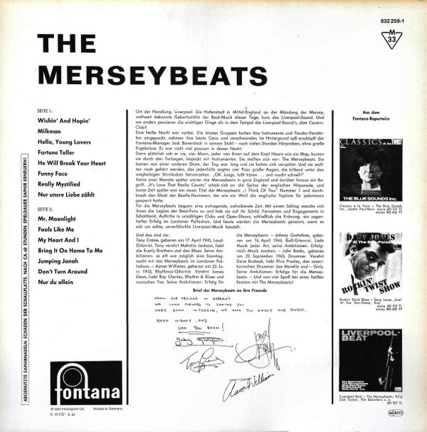 Release: The Merseybeats-Vinyl-Germany-1987-832 259-1-3404231