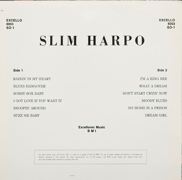 Release: Sings "Raining In My Heart..."-Vinyl-US-None-8003 SO-1-4900036
