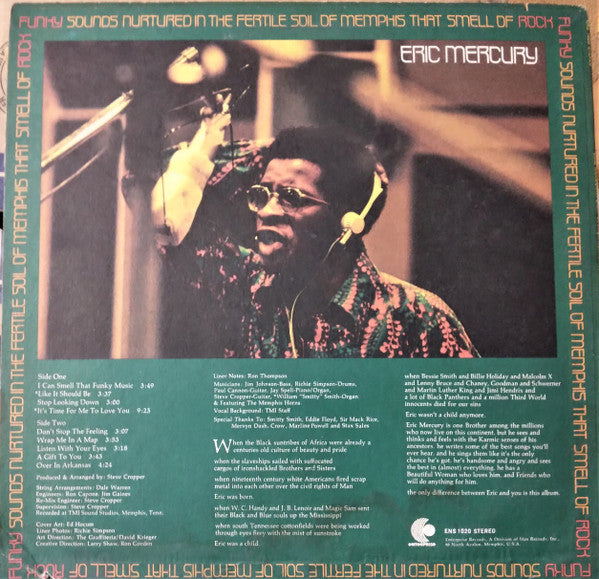 Master Release: Funky Sounds Nurtured In The Fertile Soil Of Memphis That Smell Of Rock by Eric Mercury