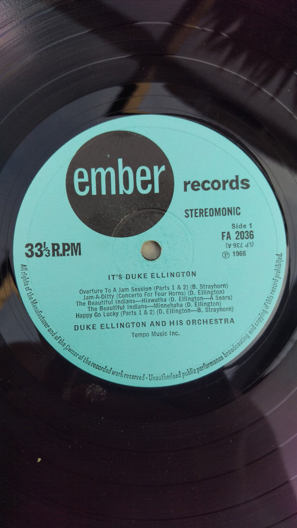 Master Release: Duke Ellington Plays  by Duke Ellington And His Orchestra