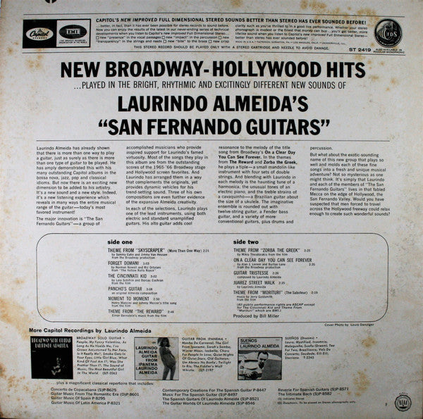 Master Release: New Broadway-Hollywood Hits by Laurindo Almeida