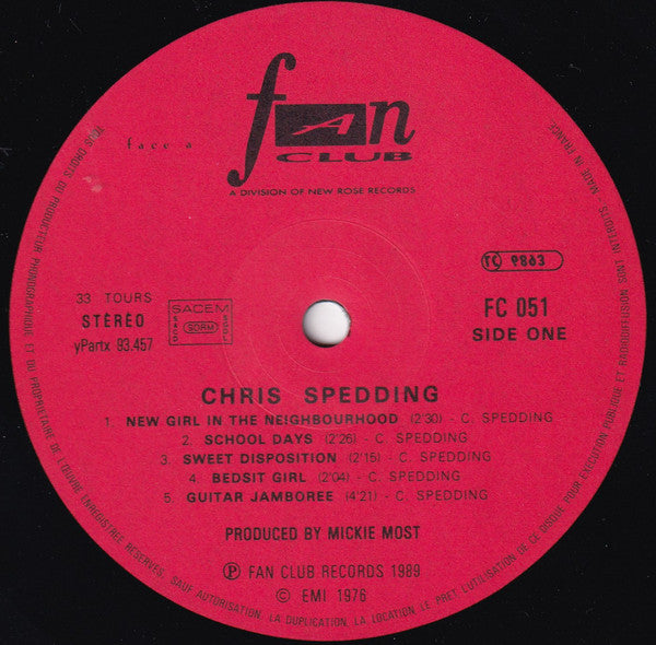 Master Release: Chris Spedding by Chris Spedding