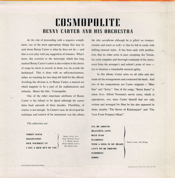 Release: Cosmopolite-Vinyl-Japan-1979-MV 2635-6383238