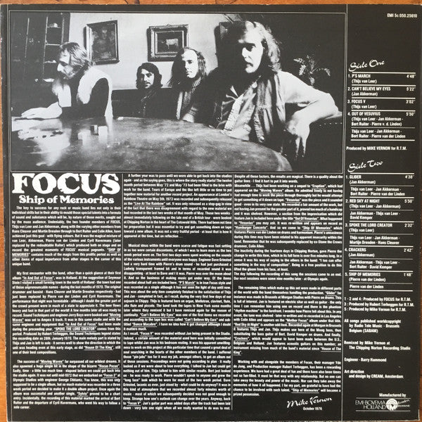 Release: Ship Of Memories-Vinyl-Netherlands-1976-5c 050.25610, 5C 050-25610-4489658
