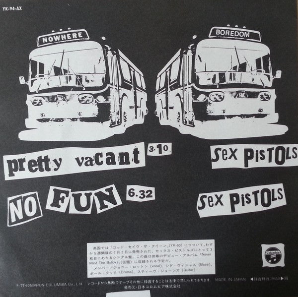 Master Release: Pretty Vacant by Sex Pistols