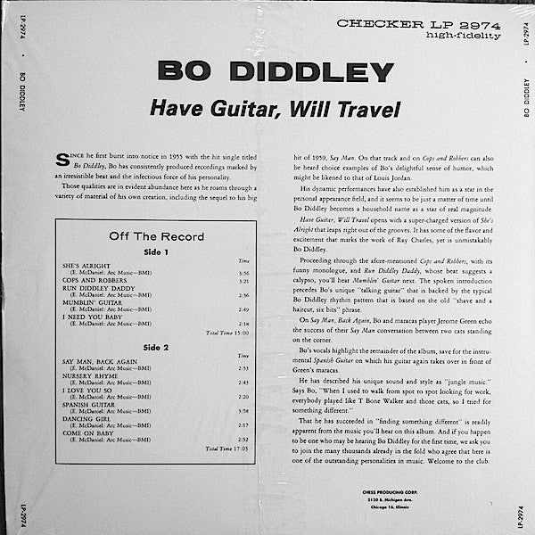 Release: Have Guitar, Will Travel-Vinyl-US-None-LP 2974, LP-2974-3366588