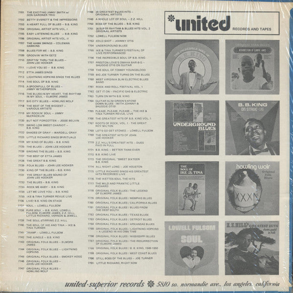 Release: California Blues-Vinyl-US-None-US-7780, US 7780-3068979