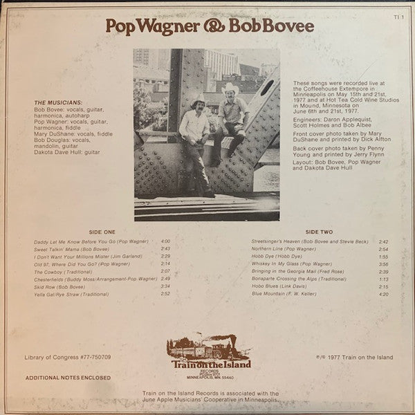 Master Release: Pop Wagner & Bob Bovee by Pop Wagner