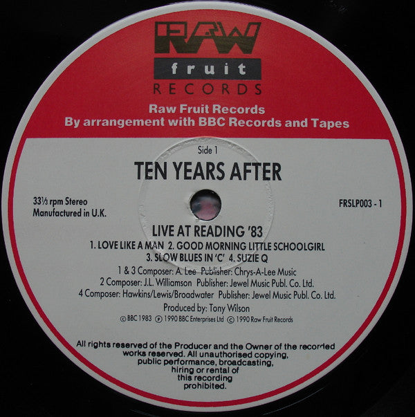 Release: Live At Reading '83 (The Friday Rock Show Sessions)-Vinyl-UK-1990-FRSLP003-3568234