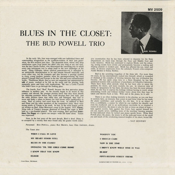 Blues In The Closet