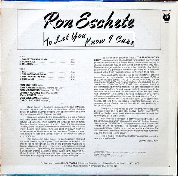Release: To Let You Know I Care-Vinyl-US-1979-MR 5186-4089978