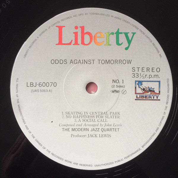 Release: Music From "Odds Against Tomorrow"-Vinyl-Japan-1985-LBJ-60070-8762523