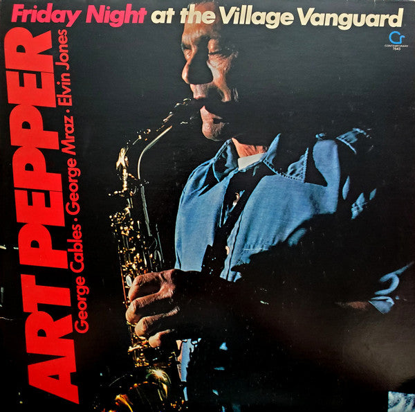 Master Release: Friday Night At The Village Vanguard by Art Pepper