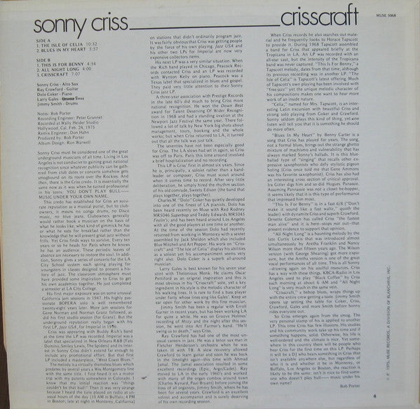 Release: Crisscraft-Vinyl-US-1975-MR 5068-6276934