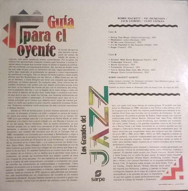 Release: Live At The Roosevelt Grill-Vinyl-Spain-1982-GJ-77-6565615