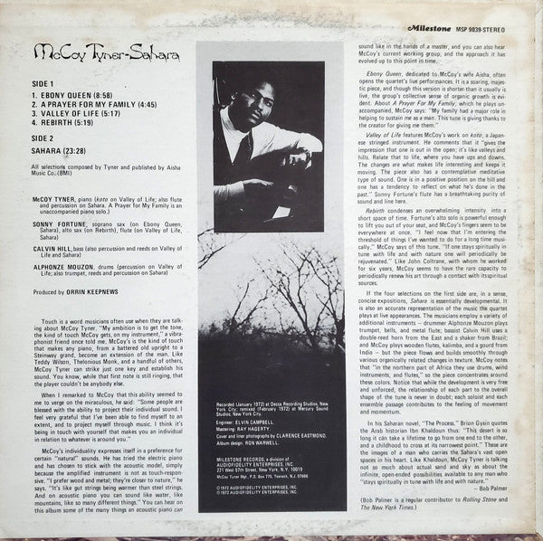 Release: Sahara-Vinyl-US-1972-MSP 9039-7078983
