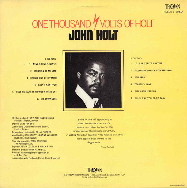 Master Release: 1000 Volts Of Holt by John Holt