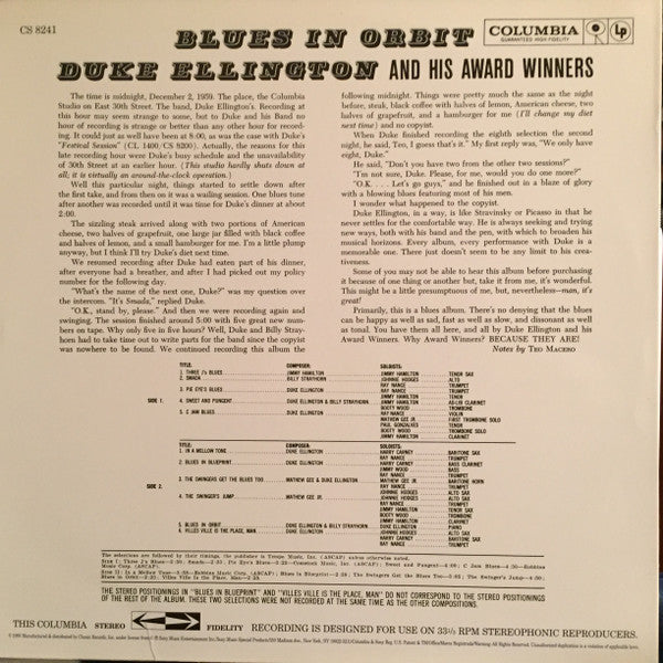 Master Release: Blues In Orbit by Duke Ellington