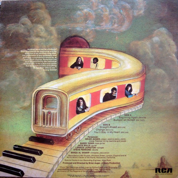 Master Release: Straight Ahead by Brian Auger's Oblivion Express