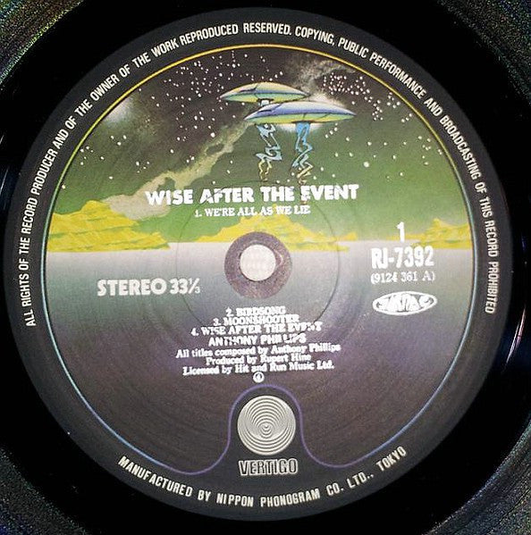 Release: Wise After The Event-Vinyl-Japan-1978-RJ-7392, 9124 361-5213581