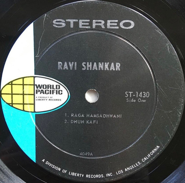 Release: Music Of India (Rāga Hamsadhwani, Rāga Rāmkali, Dhun Kāfi)-Vinyl-US-1964-ST-1430, 1430-1338745