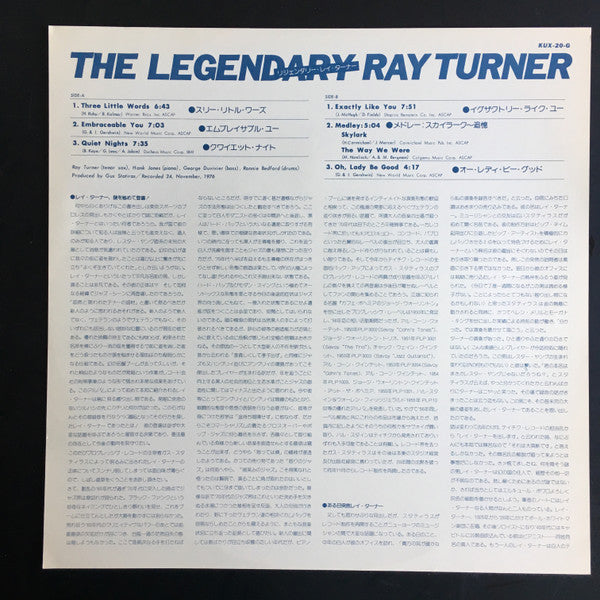 The Legendary Ray Turner