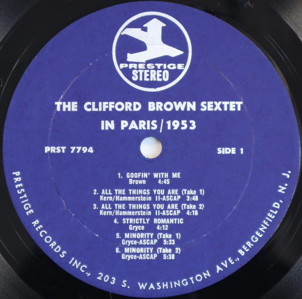 The Clifford Brown Sextet In Paris