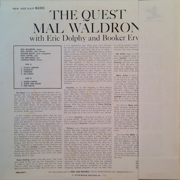 Release: The Quest-Vinyl-Japan-1978-SMJ-6571-6264294