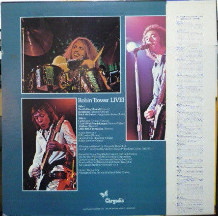 Release: Robin Trower Live!-Vinyl-Japan-1976-CHY 1089-4705509