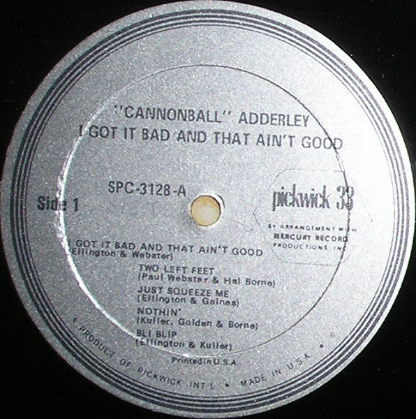 I Got It Bad And That Ain't Good