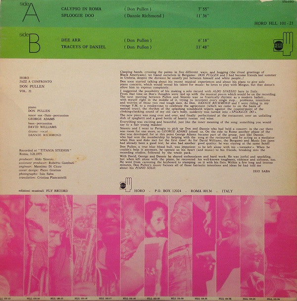 Release: Jazz A Confronto 21-Vinyl-Italy-1975-HLL 101-21-2080497