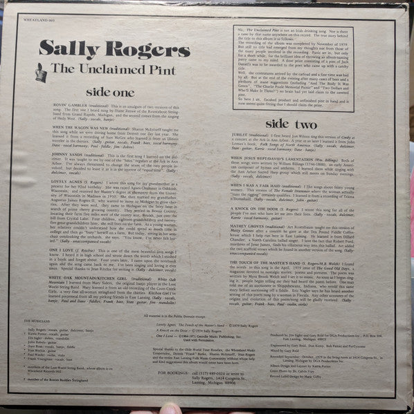 Master Release: The Unclaimed Pint by Sally Rogers