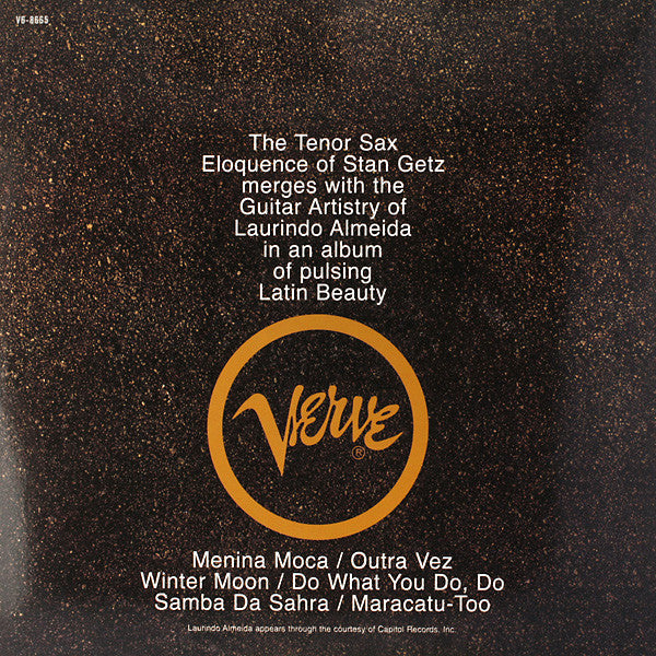 Release: Stan Getz With Guest Artist Laurindo Almeida-Vinyl-Germany-2007-V6-8665, V6-8665-4431088