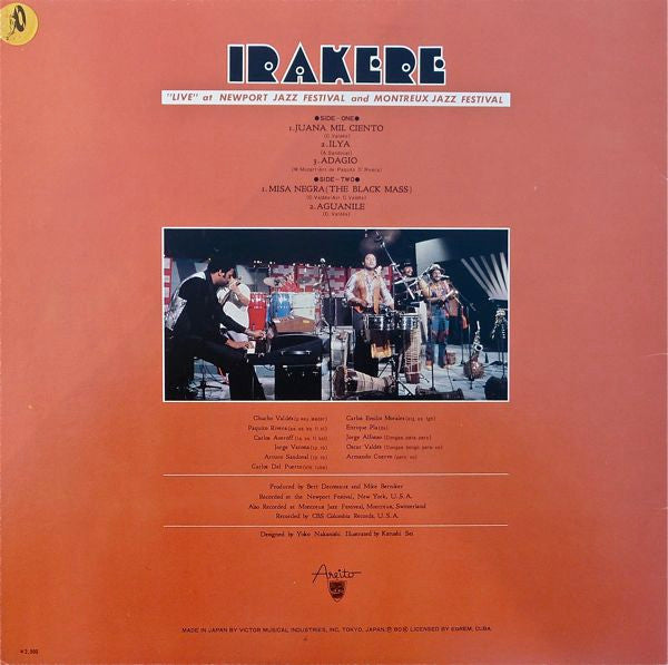 Release: Irakere-Vinyl-Japan-1980-VIJ-6327-4641755