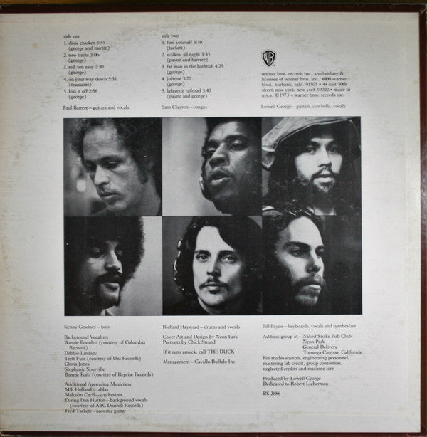 Release: Dixie Chicken-Vinyl-US-1976-BS 2686-7506697