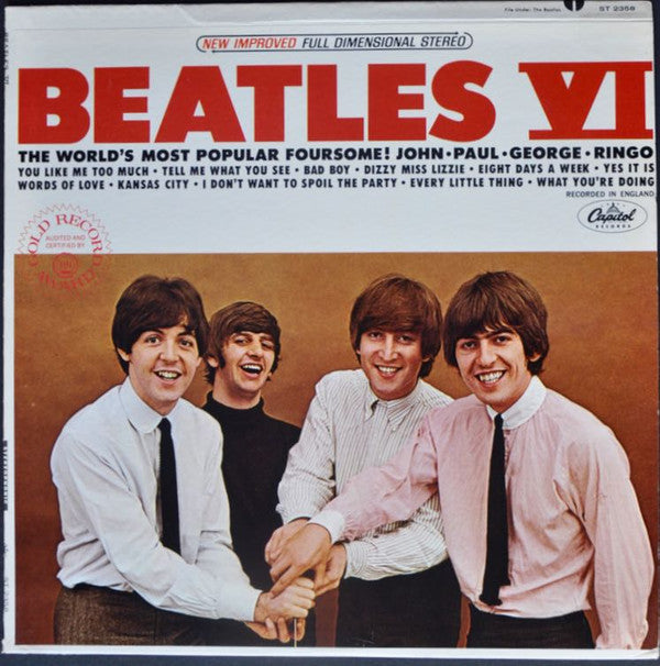 Release: Beatles VI-Vinyl-US-1971-ST 2358, ST-2358, ST 2358, ST-2358-8000448