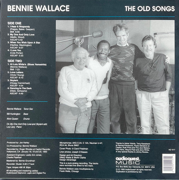 Master Release: The Old Songs by Bennie Wallace