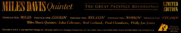 The Great Prestige Recordings