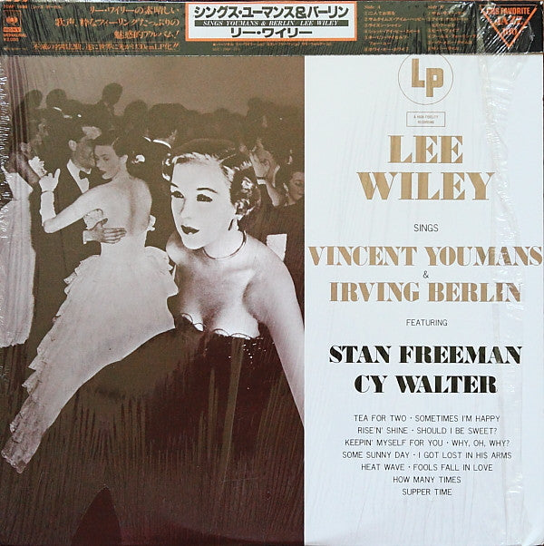 Release: Lee Wiley Sings Vincent Youmans & Irving Berlin-Vinyl-Japan-1979-20AP 1496-6276661