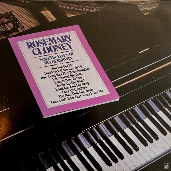 Rosemary Clooney Sings The Lyrics Of Ira Gershwin