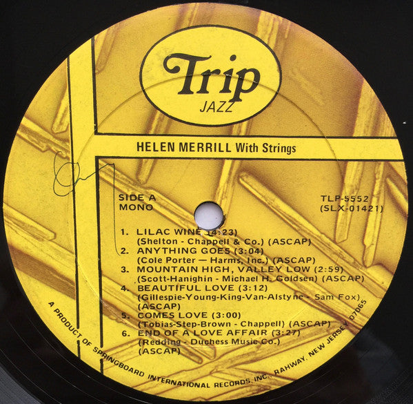 Helen Merrill With Strings