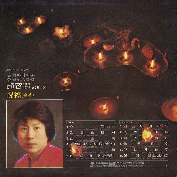 Master Release: 2집 美國 카네기홀 公演記念音盤 / 祝福 (촛불) by Cho Yong-Pil