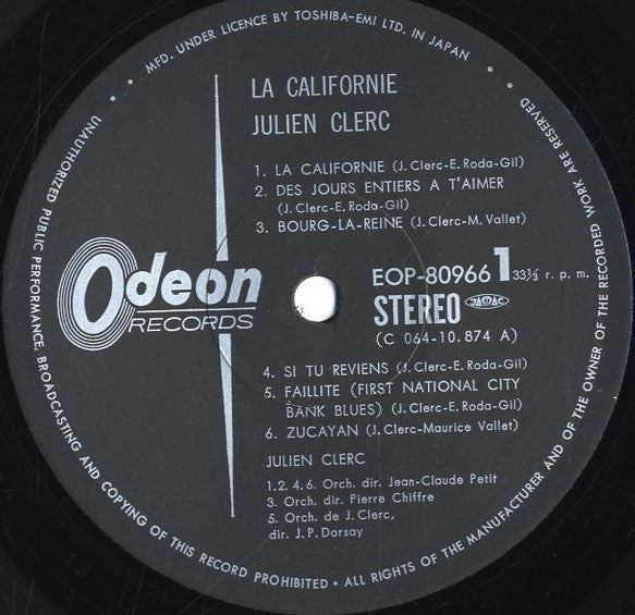 Master Release: Des Jours Entiers A T'aimer by Julien Clerc