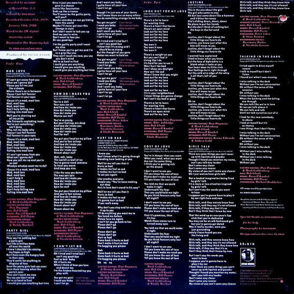 Release: Mad Love-Vinyl-US-1980-5E-510-1473431