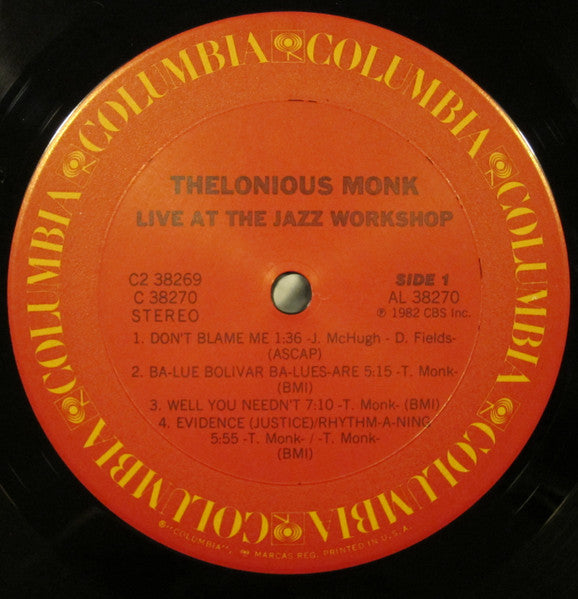 Live At The Jazz Workshop