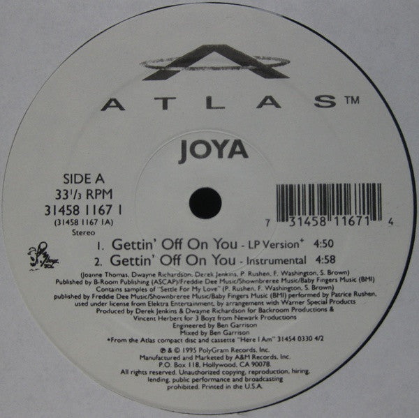 Release: Gettin' Off On You-Vinyl-US-1995-31458 1167 1-1536509