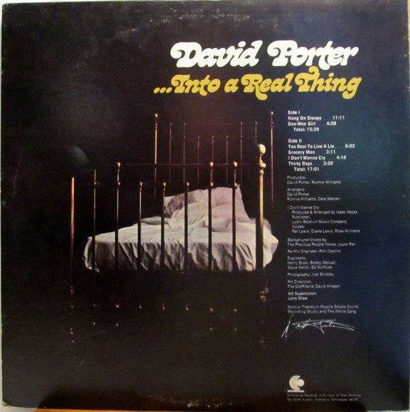 Master Release: ...Into A Real Thing by David Porter