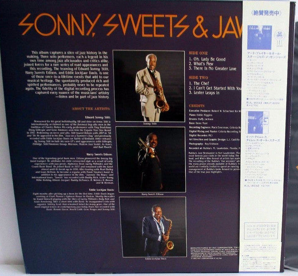 Master Release: Sonny, Sweets & Jaws by Sonny Stitt