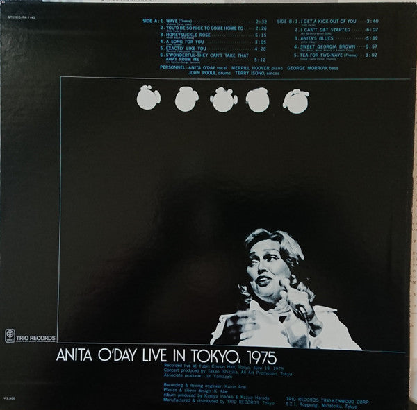 Master Release: Live In Tokyo, 1975 by Anita O'Day